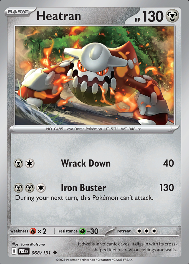 Heatran Reverse Holo 068 (PRE)