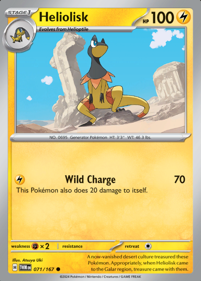 Heliolisk Reverse Holo 071 (TWM)