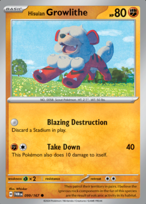 Hisuian Growlithe 099 (TWM)
