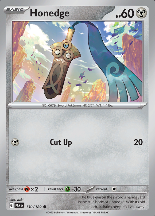 Honedge Reverse Holo 130 (PAR)