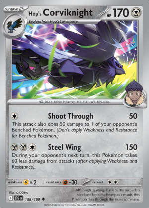 Hop's Corviknight 108 (JTG)