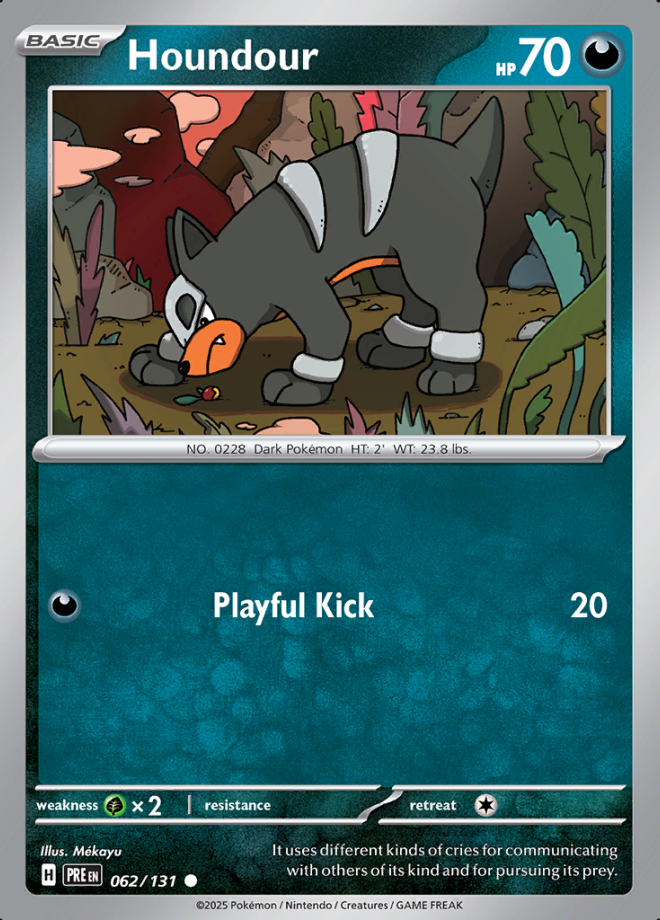 Houndour Reverse Holo 062 (PRE)