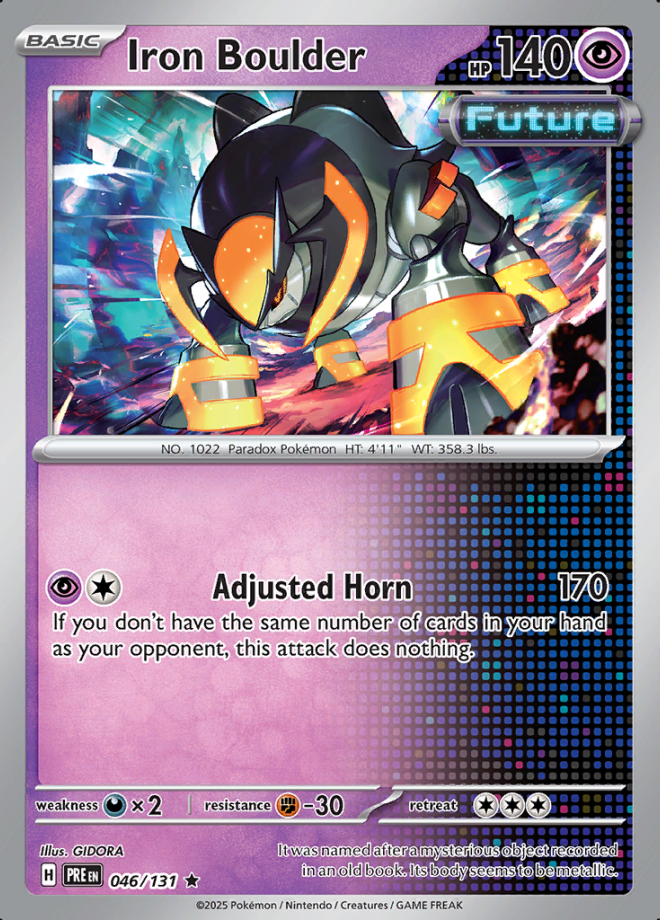 Iron Boulder Holo 046 (PRE)
