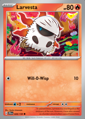 Larvesta Reverse Holo 028 (JTG)