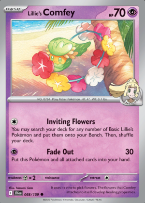 Lillie's Comfey Reverse Holo 068 (JTG)