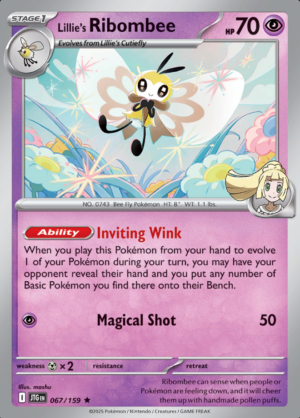 Lillie's Ribombee Holo 067 (JTG)