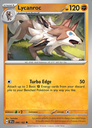 Lycanroc Reverse Holo 090 (TEF)