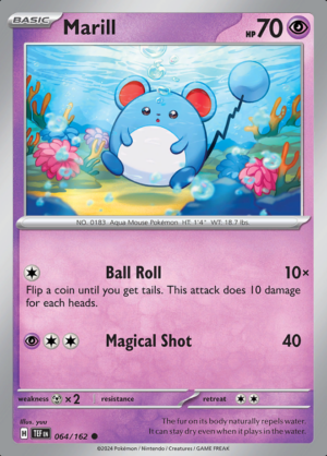 Marill Reverse Holo 064 (TEF)