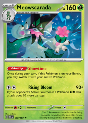 Meowscarada Holo 018 (JTG)