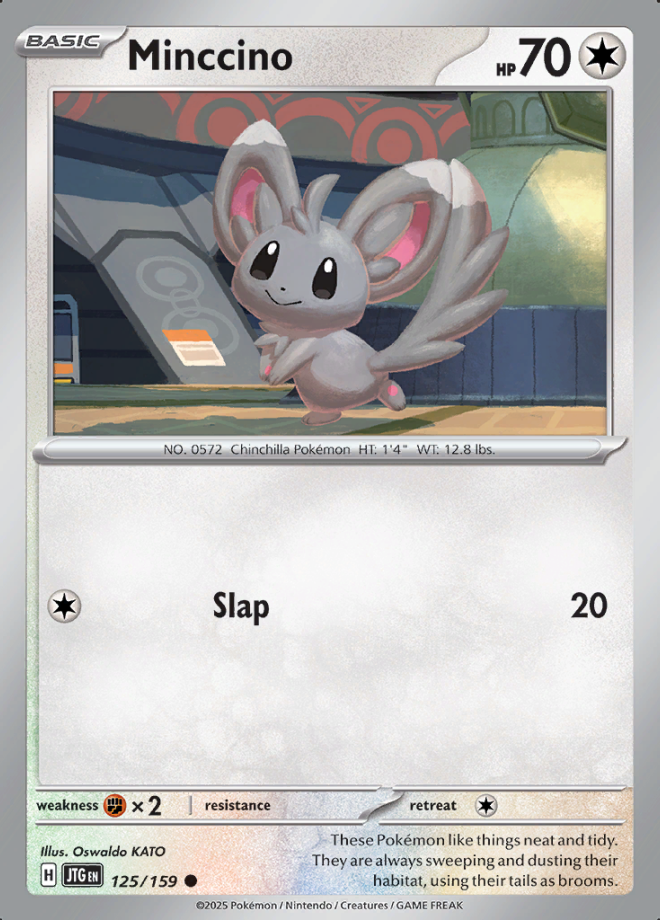 Minccino Reverse Holo 125 (JTG)