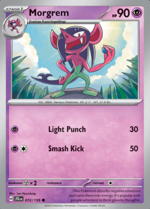 Morgrem Reverse Holo 072 (JTG)