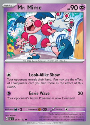 Mr. Mime Reverse Holo 063 (TEF)