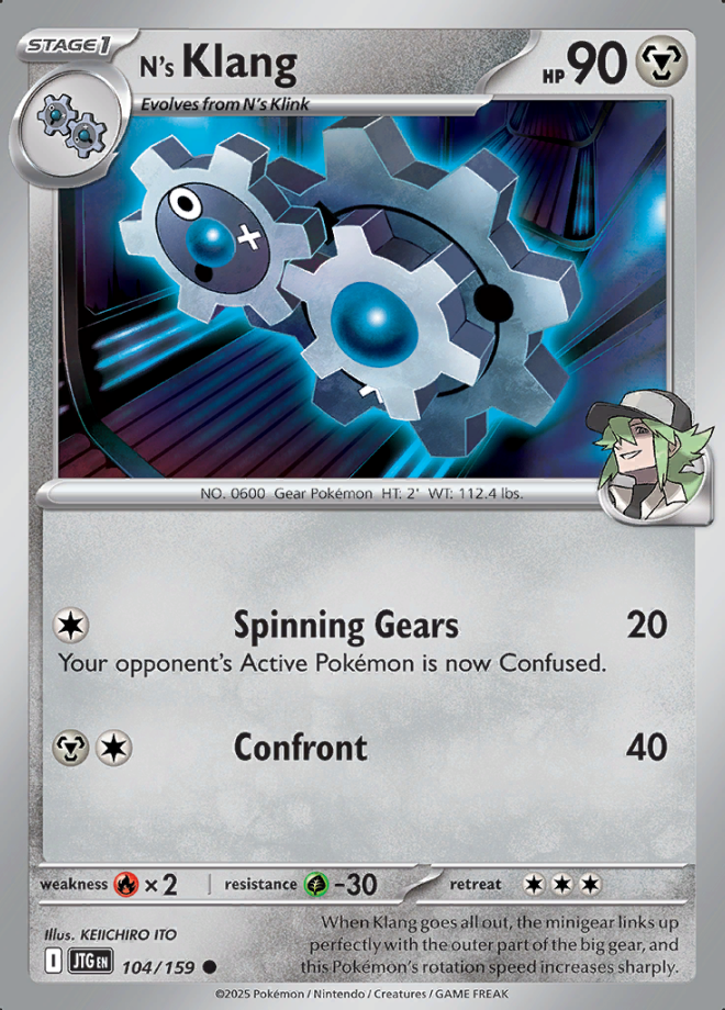N's Klang Reverse Holo 104 (JTG)
