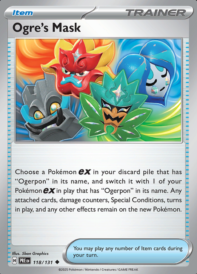 Ogre's Mask Reverse Holo 118 (PRE)