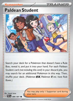 Paldean Student Reverse Holo 086 (PAF)