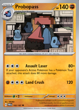 Probopass Reverse Holo 102 (TWM)