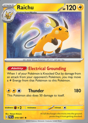 Raichu Holo 019 (PAF)
