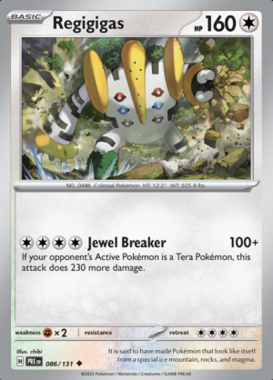 Regigigas Reverse Holo 086 (PRE)