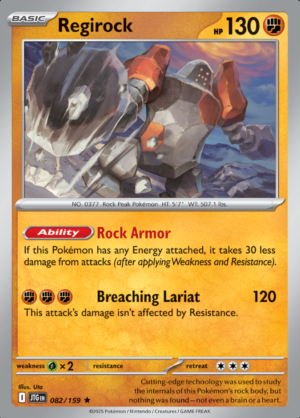 Regirock Holo 082 (JTG)