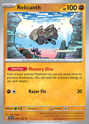Relicanth HOLO 084 (TEF)