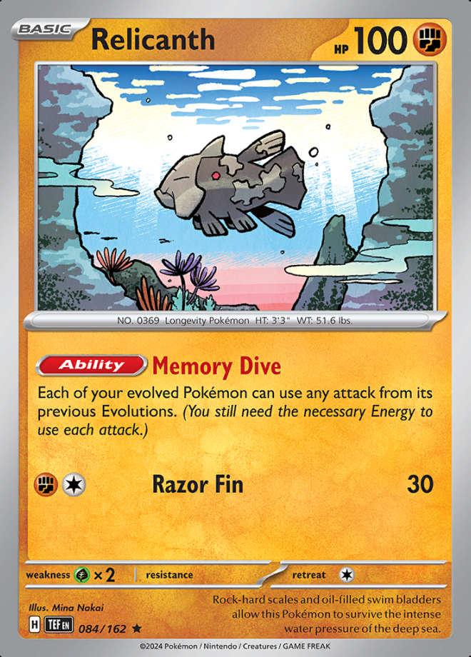 Relicanth HOLO 084 (TEF)