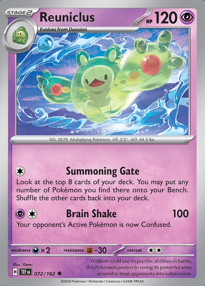 Reuniclus Reverse Holo 072 (TEF)