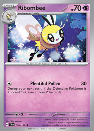 Ribombee Reverse Holo 076 (TEF)