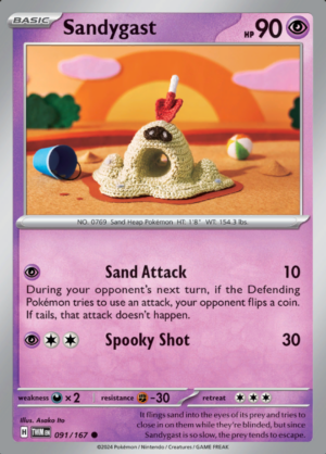 Sandygast Reverse Holo 091 (TWM)