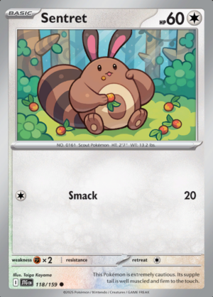 Sentret Reverse Holo 118 (JTG)