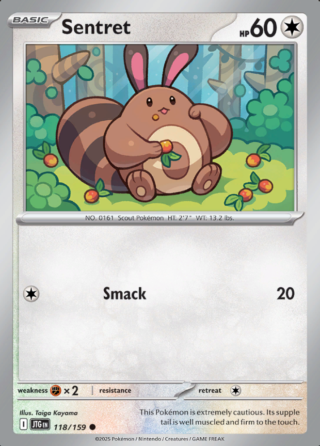 Sentret Reverse Holo 118 (JTG)