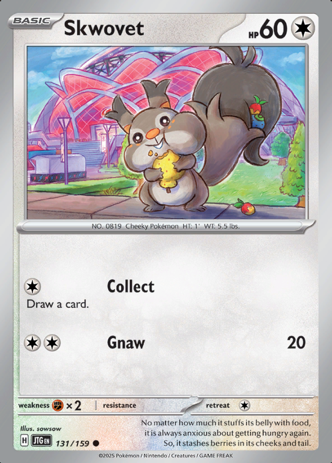 Skwovet Reverse Holo 131 (JTG)