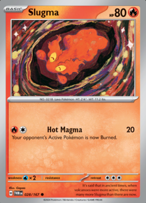 Slugma Reverse Holo 028 (TWM)