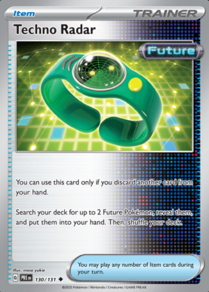 Techno Radar Reverse Holo 130 (PRE)