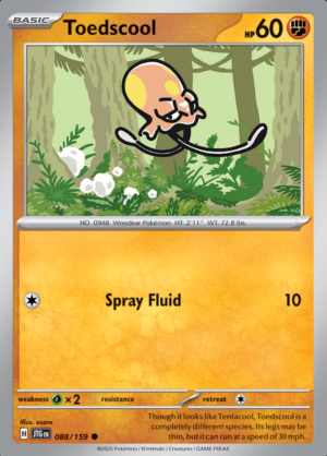 Toedscool Reverse Holo 088 (JTG)