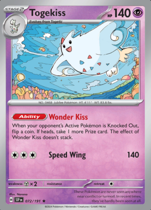 Togekiss HOLO 072 (SSP)