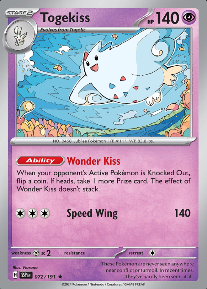 Togekiss HOLO 072 (SSP)