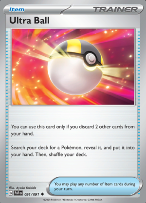 Ultra Ball Reverse Holo 091 (PAF)
