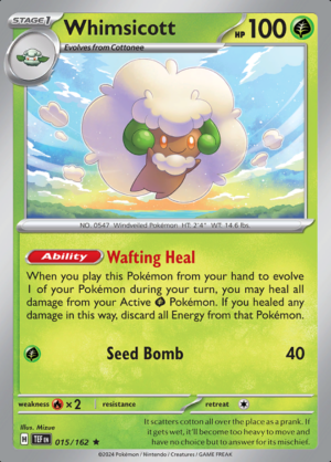 Whimsicott HOLO 015 (TEF)