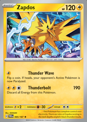 Zapdos Holo 065 (TWM)