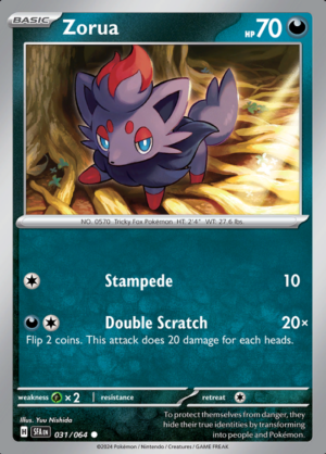 Zorua Reverse Holo 031 (SFA)