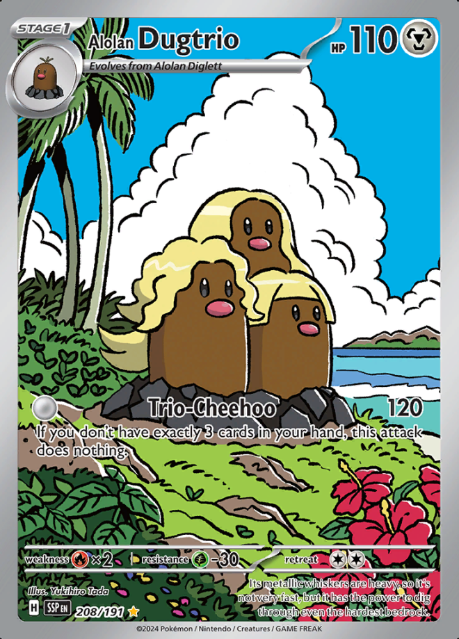 Alolan Dugtrio 208 (SSP)