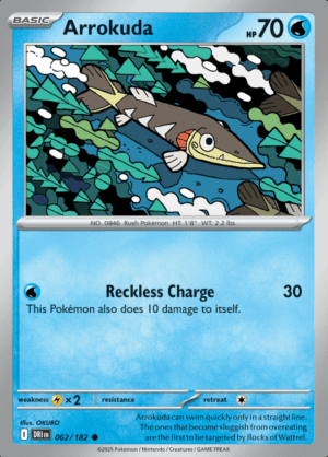 Arrokuda Reverse Holo 062 (DRI)