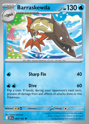 Barraskewda Reverse Holo 063 (DRI)