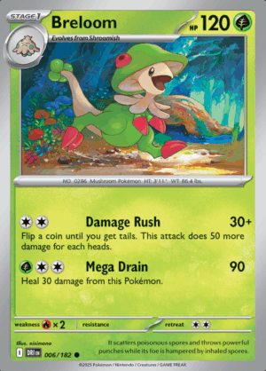Breloom Reverse Holo 006 (DRI)