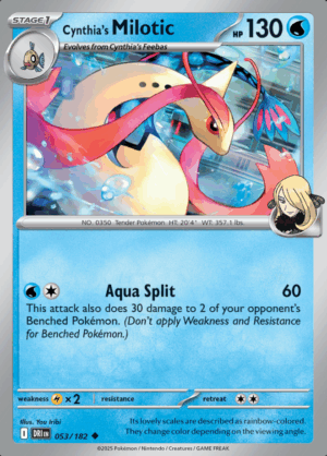 Cynthia's Milotic 053 (DRI)