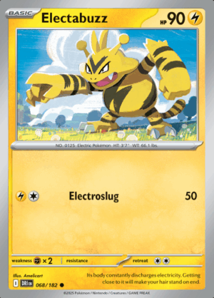 Electabuzz Reverse Holo 068 (DRI)