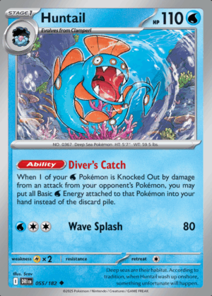 Huntail Reverse Holo 055 (DRI)