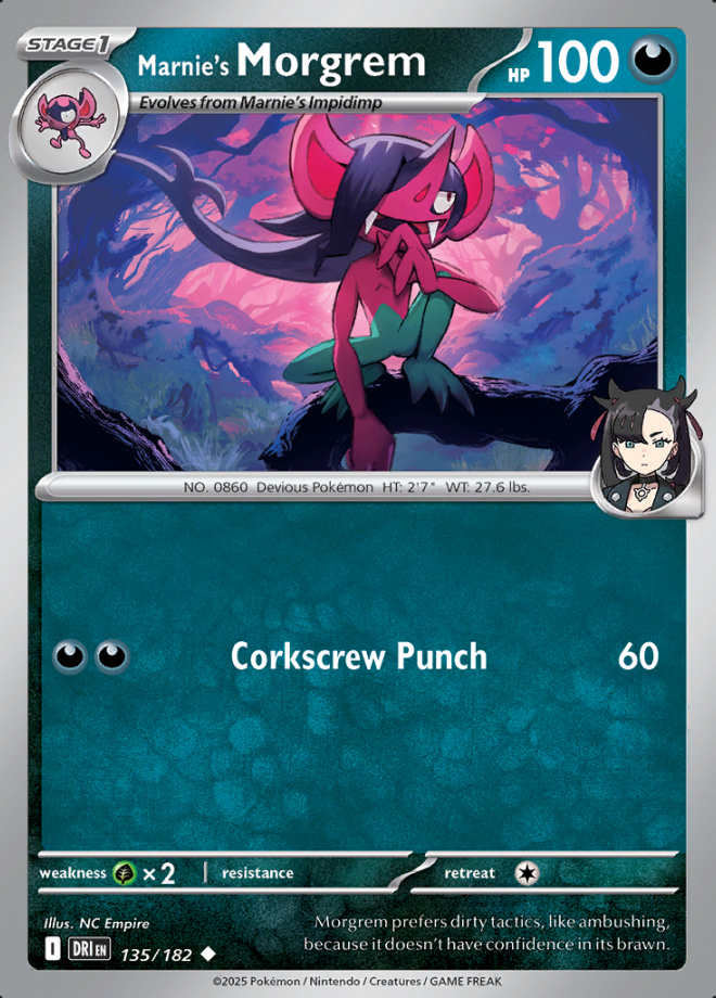 Marnie's Morgrem Reverse Holo 135 (DRI)