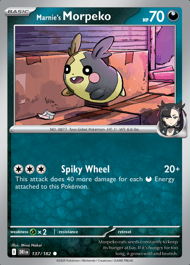 Marnie's Morpeko Reverse Holo 137 (DRI)