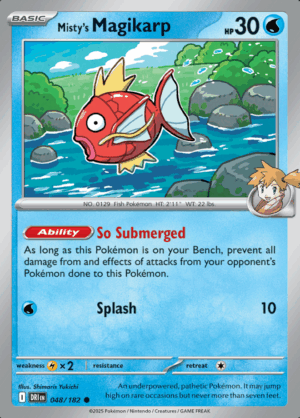 Misty's Magikarp Reverse Holo 048 (DRI)